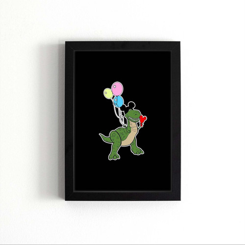 Dinosaur Funny Balloon Poster