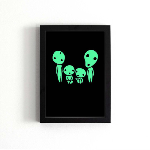 Family Forest Spirits Glow In The Dark Poster