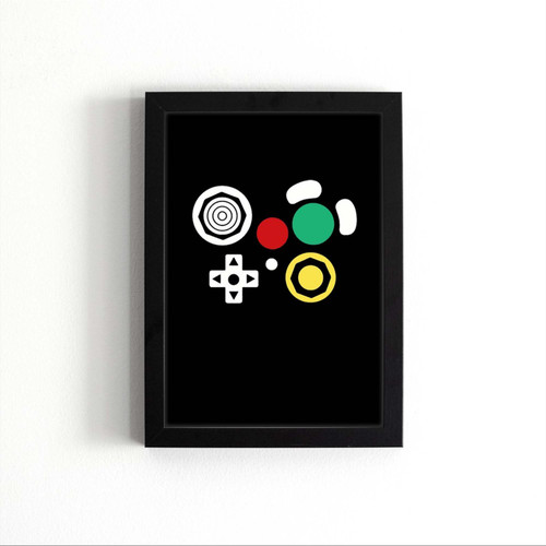 Gamecube Controller Buttons Poster