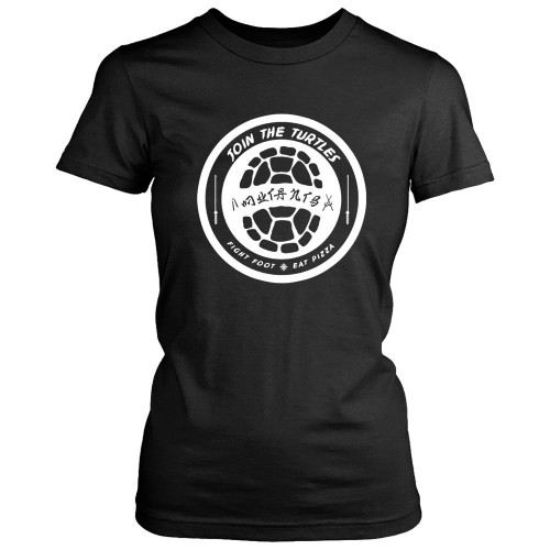 Join The Turtles Tmnt Ninja Turtle Women's T-Shirt Tee