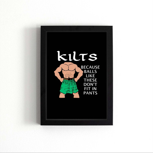 Kilts Funny Poster