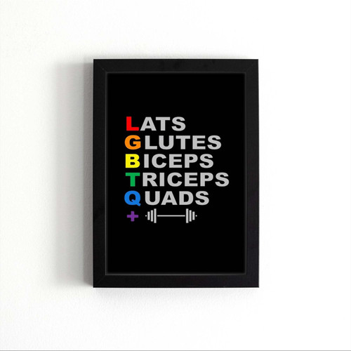 Lgbtqa Work Out Poster