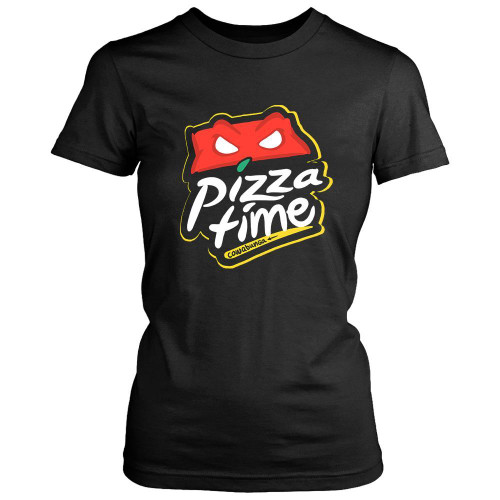 Tmnt Pizza Time Women's T-Shirt Tee