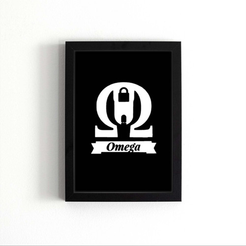 Omega Logo Art Love Logo Poster