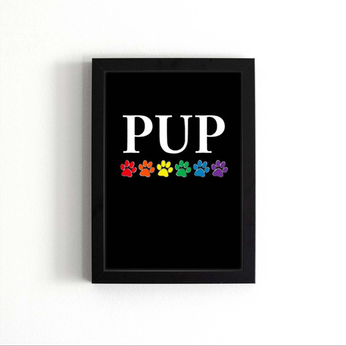 Pup Rainbow Pride Poster