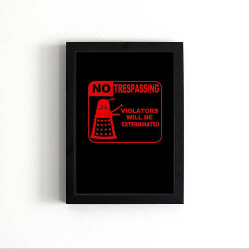 Robot Dalek Tardis Funny Poster