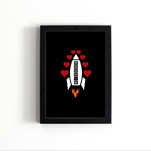 Snooker Ronnie Rocket Hearts Tribute Poster