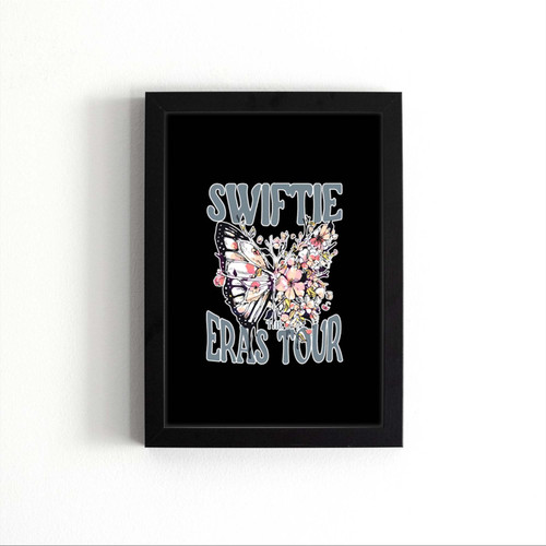 Taylor Swift Retro Floral Butterfly The Eras Tour Poster