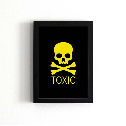 Toxic Skull Poster