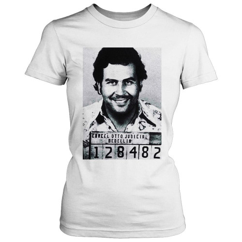 Mugshot Cocaine Pablo Escobar Women's T-Shirt Tee