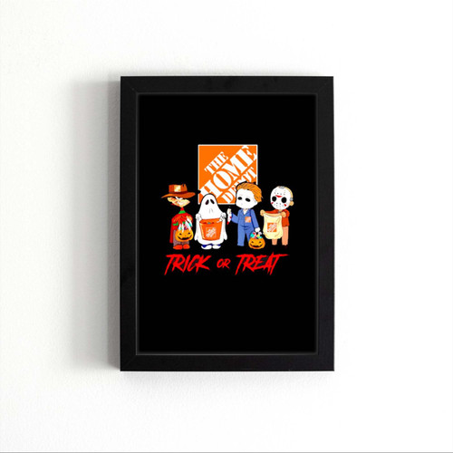 Horror Movie Characters Chibi The Home Depot Trick Or Treat Halloween Poster