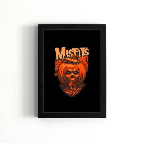 Misfits Godmachine Razor Blade Pumpki Poster