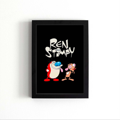 Ren And Stimpy Art Love Logo Poster