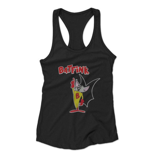 Batfink Superhero Women Racerback Tank Top