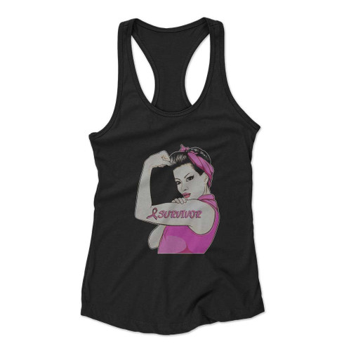 Breast Cancer Awareness Women Racerback Tank Top