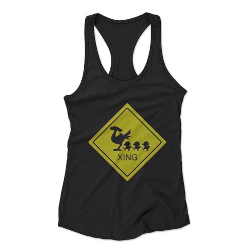 Chocobo Crossing Inspired Road Women Racerback Tank Top