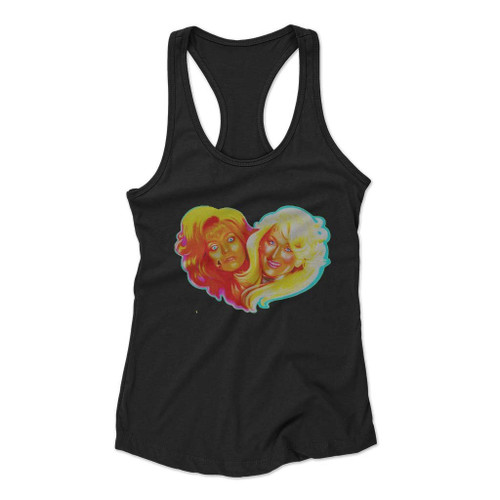 Dolly Parton Death Becomes Her Women Racerback Tank Top
