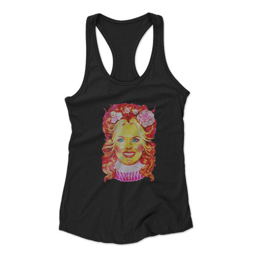 Dolly Parton Ginger Art Women Racerback Tank Top