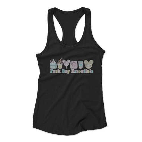 Park Day Essentials Disney Vacation Women Racerback Tank Top