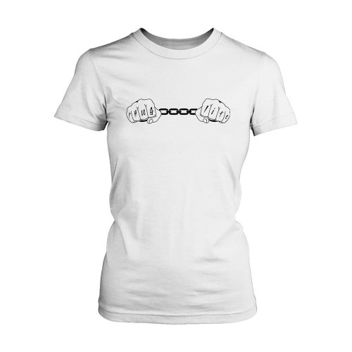 Thug Life Handcuffs Women's T-Shirt Tee