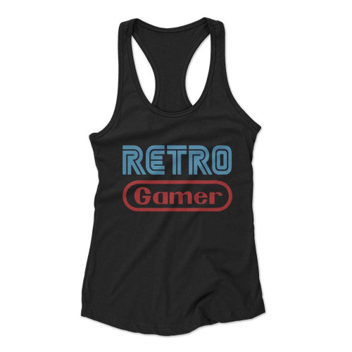 Retro Gamer Tribute Women Racerback Tank Top