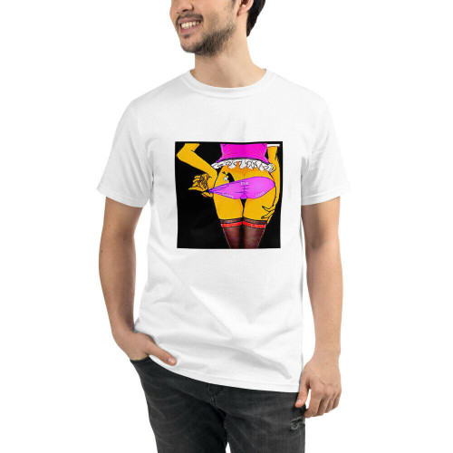 The Galaxy Glass Pink Panties Man's T-Shirt Tee
