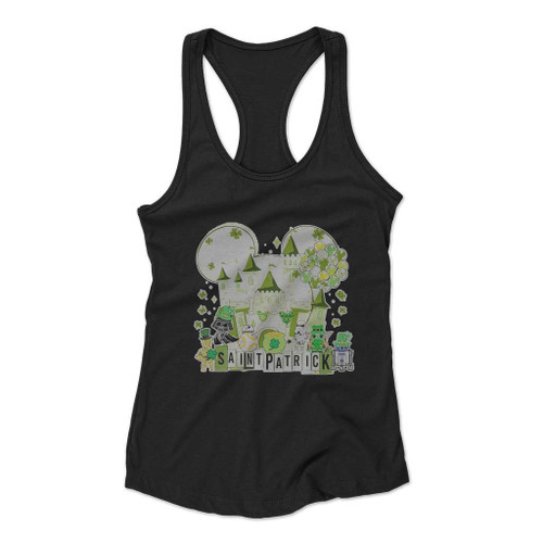 Star Wars St Patrick Is Day Fantastic Women Racerback Tank Top