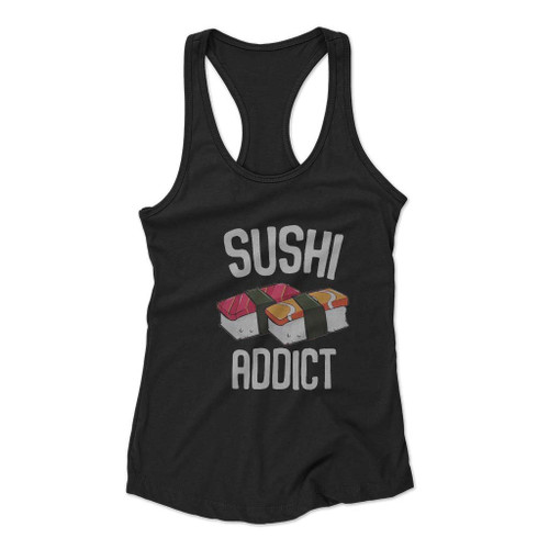 Sushi Lover For Sashimi Fan Women Racerback Tank Top