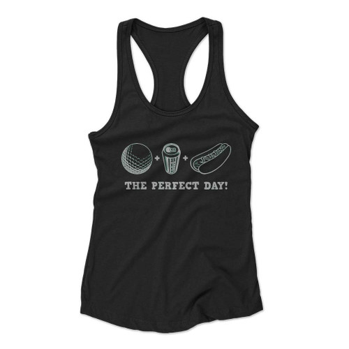 The Perfect Day Golf Women Racerback Tank Top