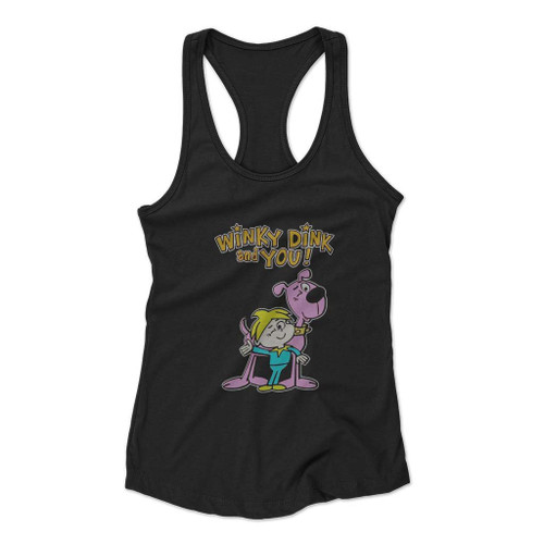 Winky Dink And You Women Racerback Tank Top