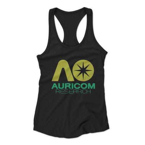 Wipeout Racing League Inspired Auricom Research Women Racerback Tank Top