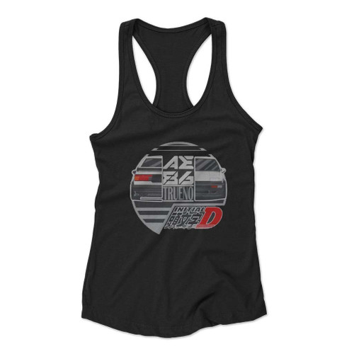Ae86 Trueno Intial D Anime Women Racerback Tank Top