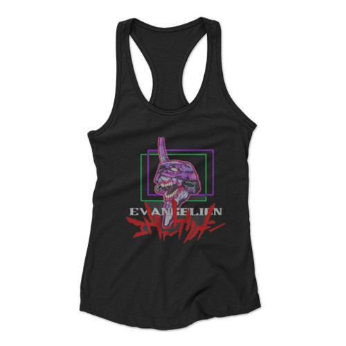 Eva 01 Evangelion Gore Anime Women Racerback Tank Top