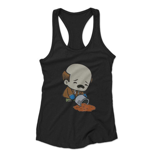 Kevin Spilling Chili Kevin Malone Chili Office Women Racerback Tank Top