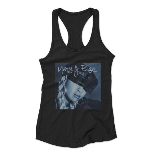 Mary J Blige My Life Album Cover Women Racerback Tank Top