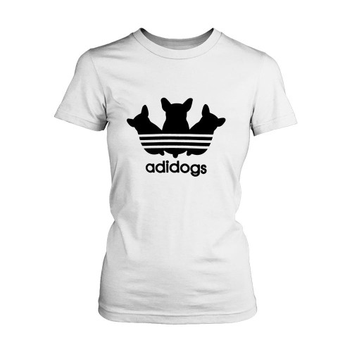 Adidogs Funny Adidas Parody Women's T-Shirt Tee