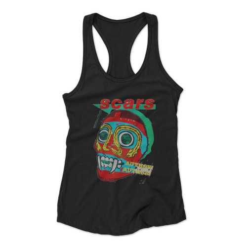 Scars Author Art Love Logo Women Racerback Tank Top