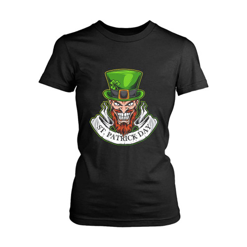 St Patrick Day Scary Logo Women's T-Shirt Tee