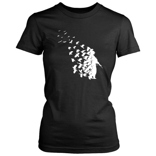 Banksy Soldier Peace Pigeons Hipster Women's T-Shirt Tee