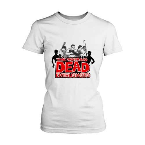 The Walking Dead Enthusiasts Women's T-Shirt Tee