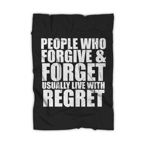 Frenemies Forgive Forget Regret People Blanket