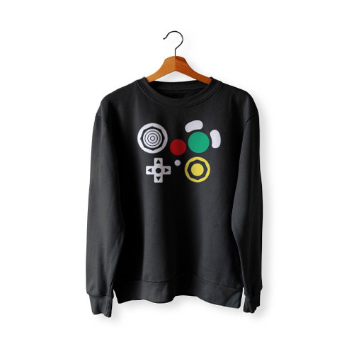 Gamecube Controller Buttons Sweatshirt Sweater