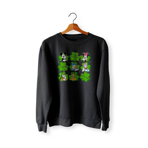 Happy St Patrick Is Day Mickey And Friends Sweatshirt Sweater