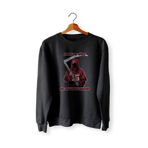 Kansas City Patrick Mahomes When It Is Grim Be The Grim Reaper Sweatshirt Sweater