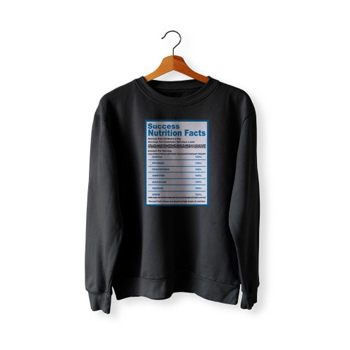 Nutrition Facts Sneaker Sweatshirt Sweater