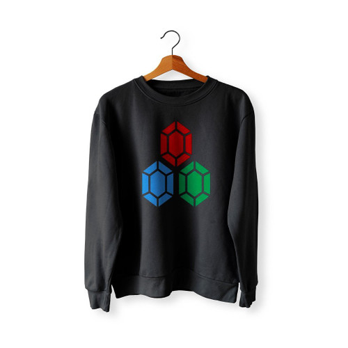 Rupee Money Crystals Sweatshirt Sweater