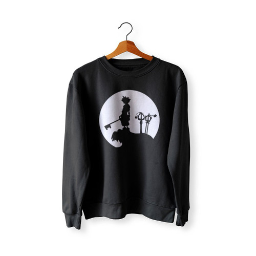 Sora Inspired Full Moon Silhouette Sweatshirt Sweater