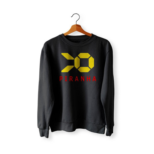 Wipeout Racing League Inspired Piranha Lcd Fish Sweatshirt Sweater