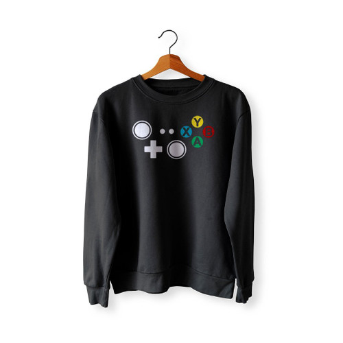 Xbox Controller Joypad Buttons Sweatshirt Sweater