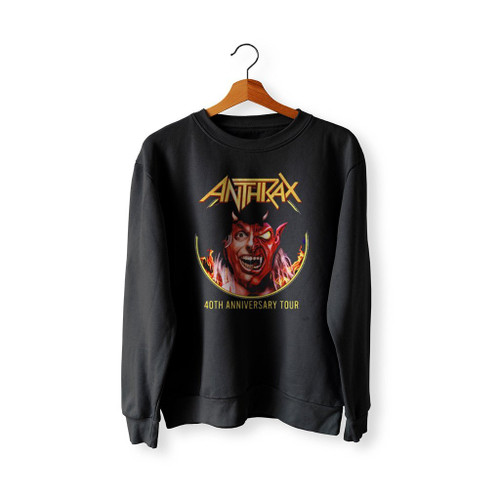 Anthrax Preacher Devil 40Th Anniversary Tour 2023 Sweatshirt Sweater